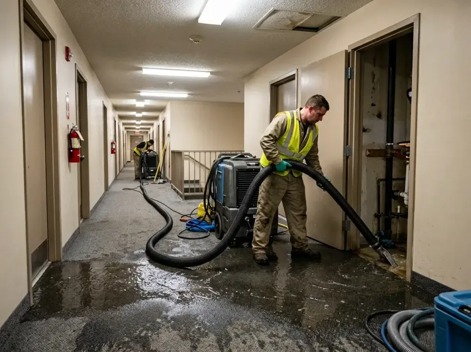 multi-unit-apartment-hallway-f-005 — frequently asked questions, Emergency Burst Pipe Water Extraction & Removal in Gold Can…